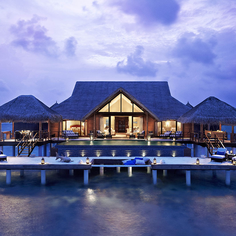 Taj Exotica Resort & Spa at twilight